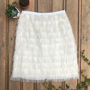 J Crew Tulle Mini Skirt